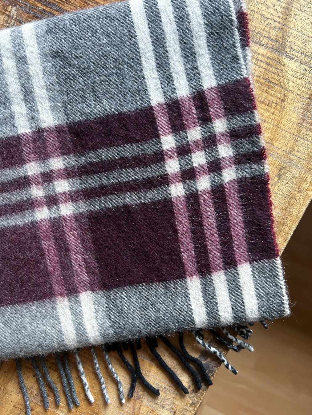 Foulard & Sciarpe: Black Brown 100% Cashmere Schal – Usato da Illnau venduto da Monkky 5