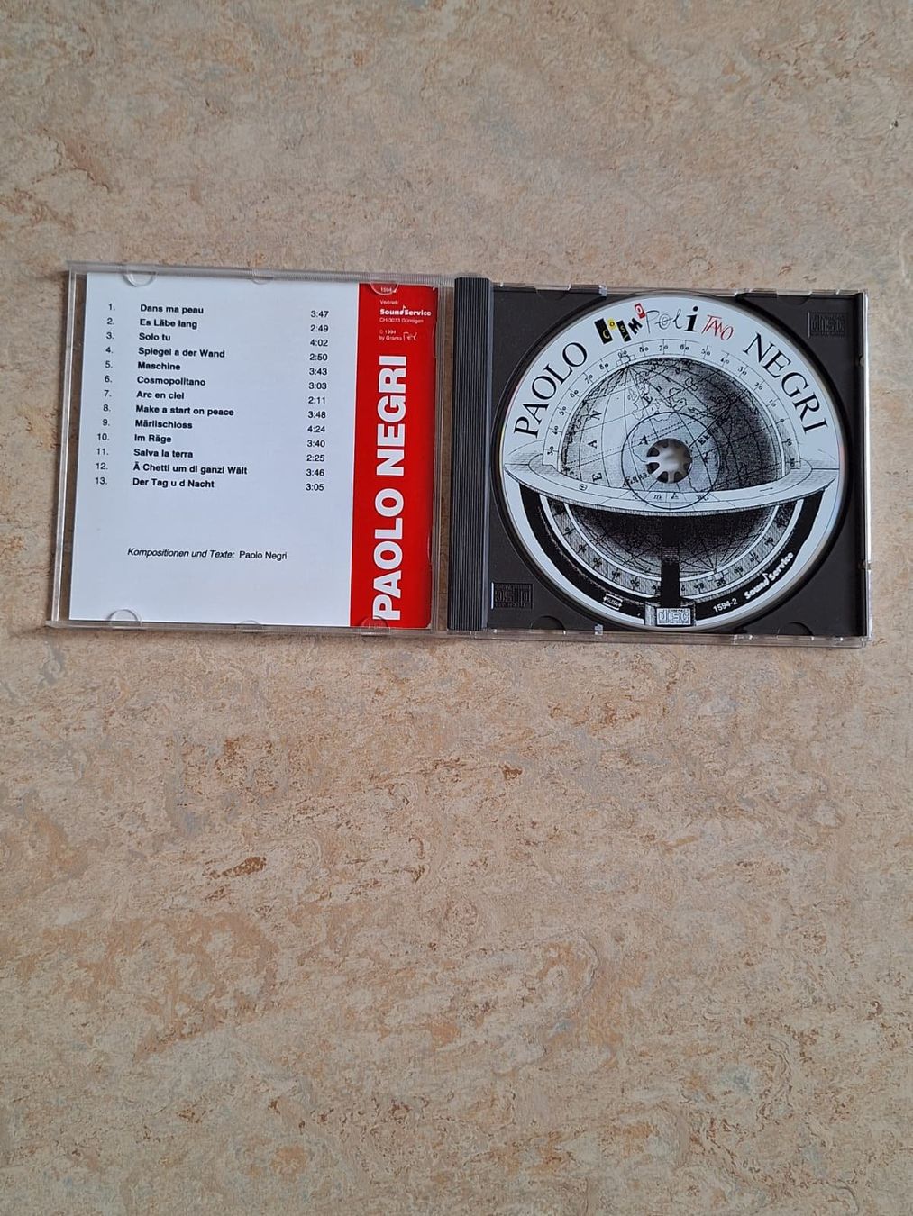 CD: Paolo Negri - Cosmopolitano CD – Usato da Münchenstein venduto da soistes 2