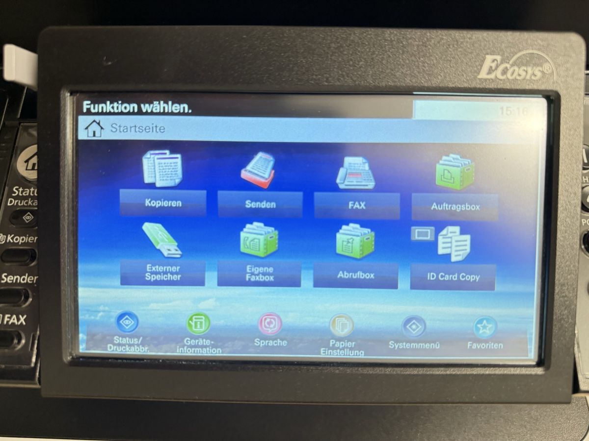 Kyocera Drucker: Kyocera ECOSYS M3655idn Multifunk. Drucker A4 Schwarz/Weiss – Gebraucht aus Lausen von Albprint 2