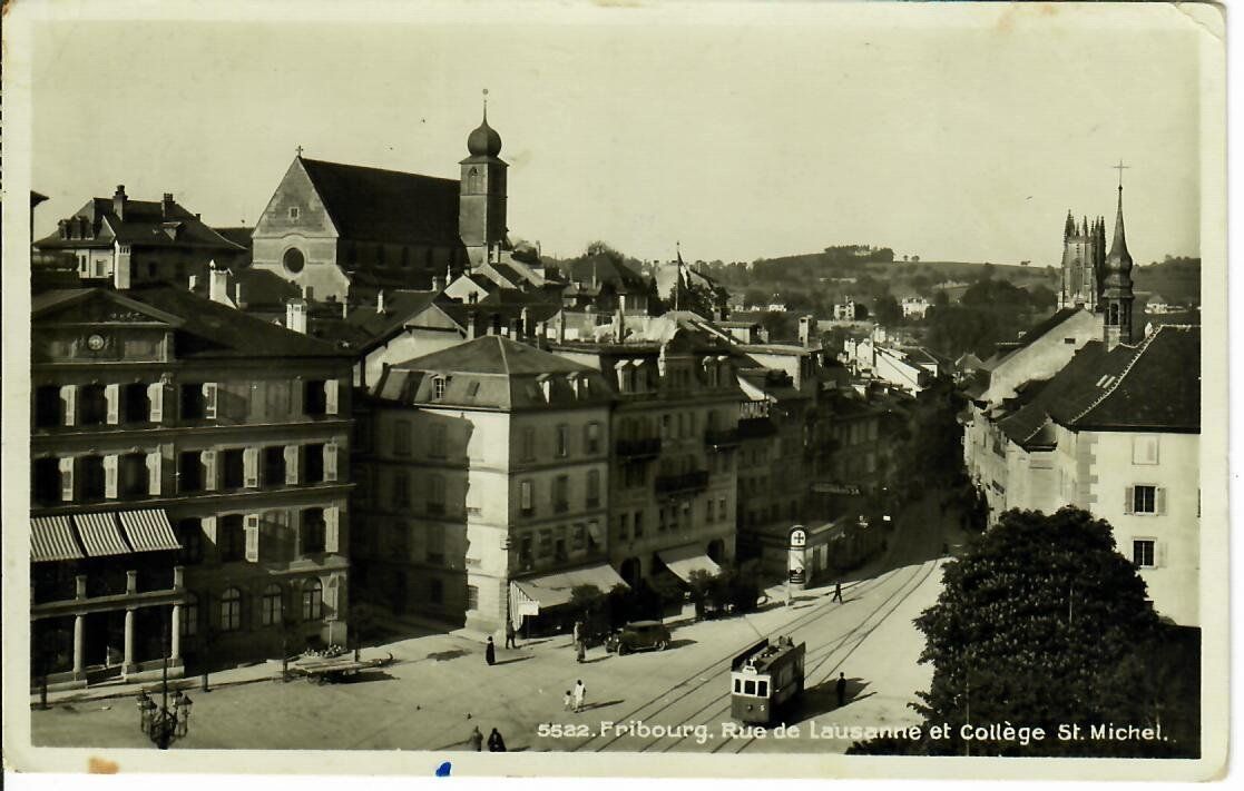Ansichtskarten: Fribourg – Gebraucht aus Hochdorf von Ziegel-16