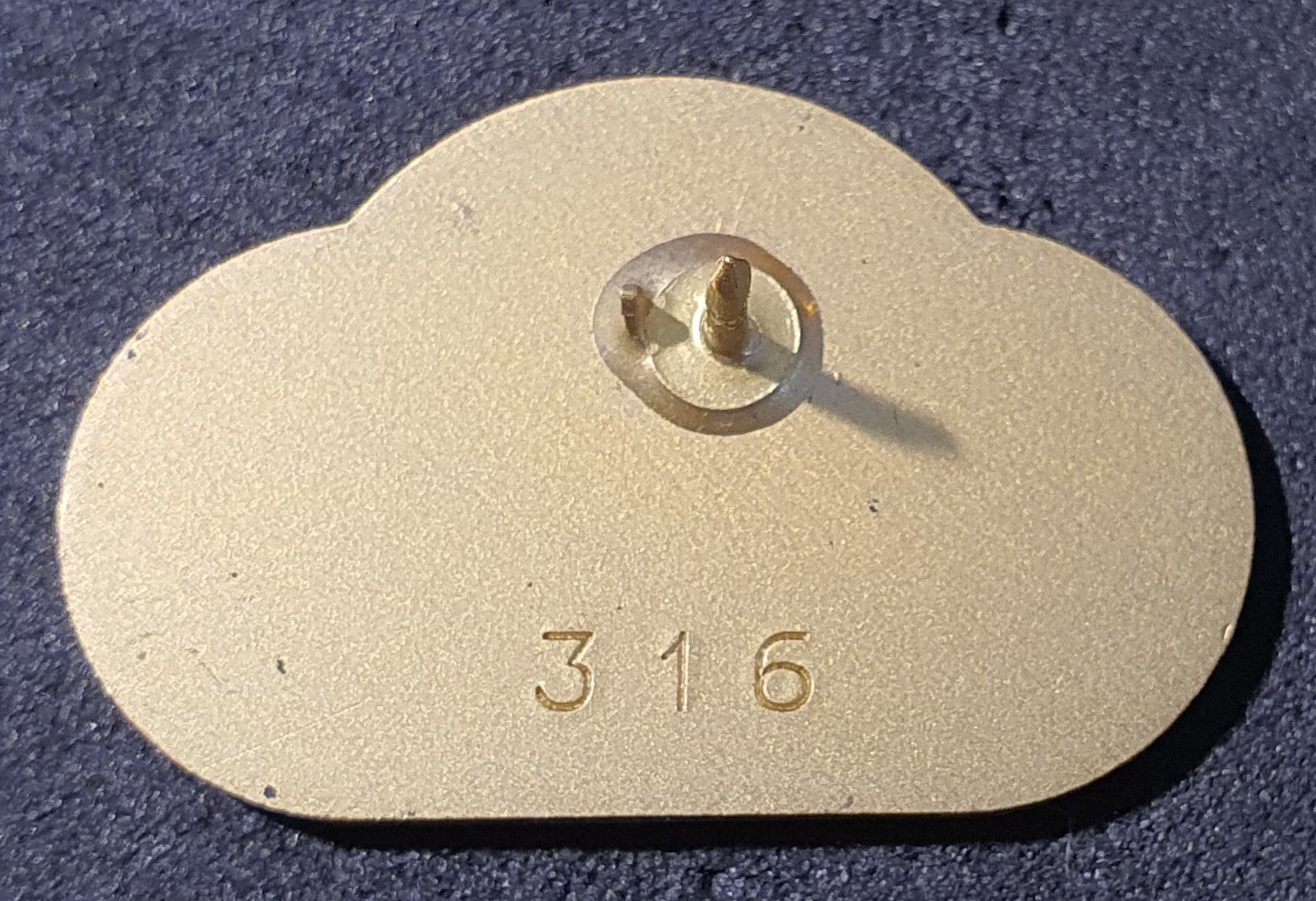 Placchette & Badge: CC833 - Pin STEBO  Handorgel Steinbock  Nr. 316 – Usato da Reinach BL venduto da Boston-Verkauf 1