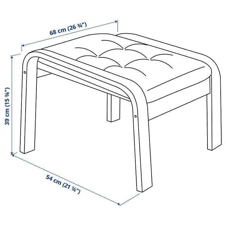 Fauteuils: Ikea Poäng Sessel und Hocker grau – D'occasion à Wettingen par S_Runa 4