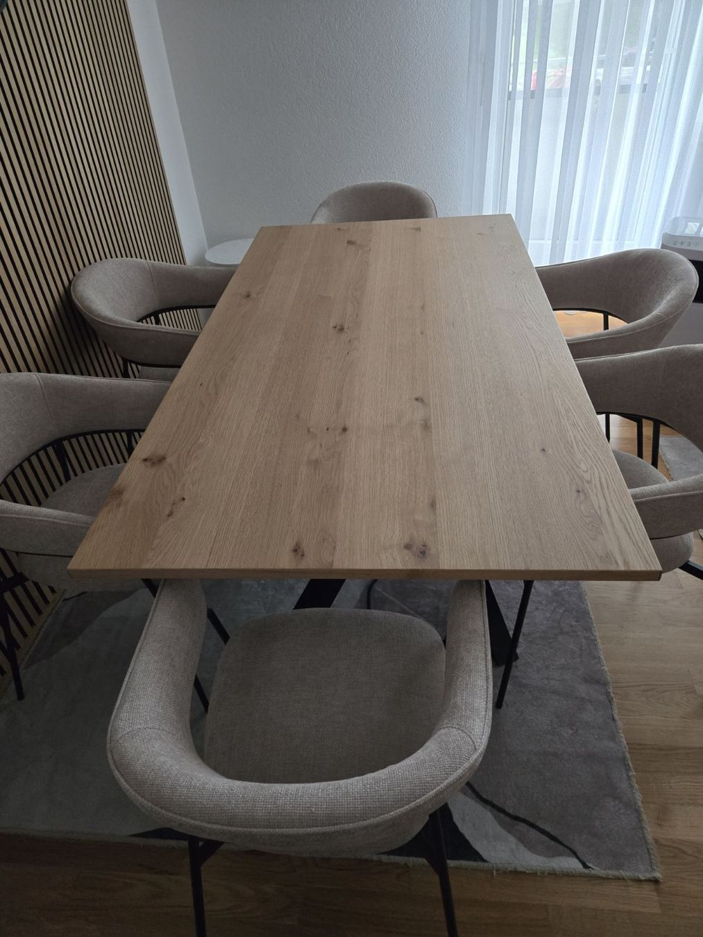 Tischset: Holz Esstisch mit 6 Designer Stühlen von CLARS – Gebraucht aus Rüti ZH von ale_v8cn 3