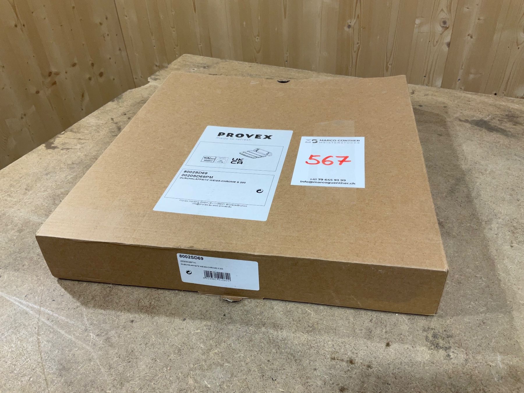 Douches: 567 Provex Duschklappsitz weiss-chrom – Neuf avec emballage d'origine à Derendingen par Meisterstuecke 4