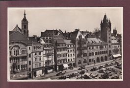 BASEL - Marktplatz - Lastwagen