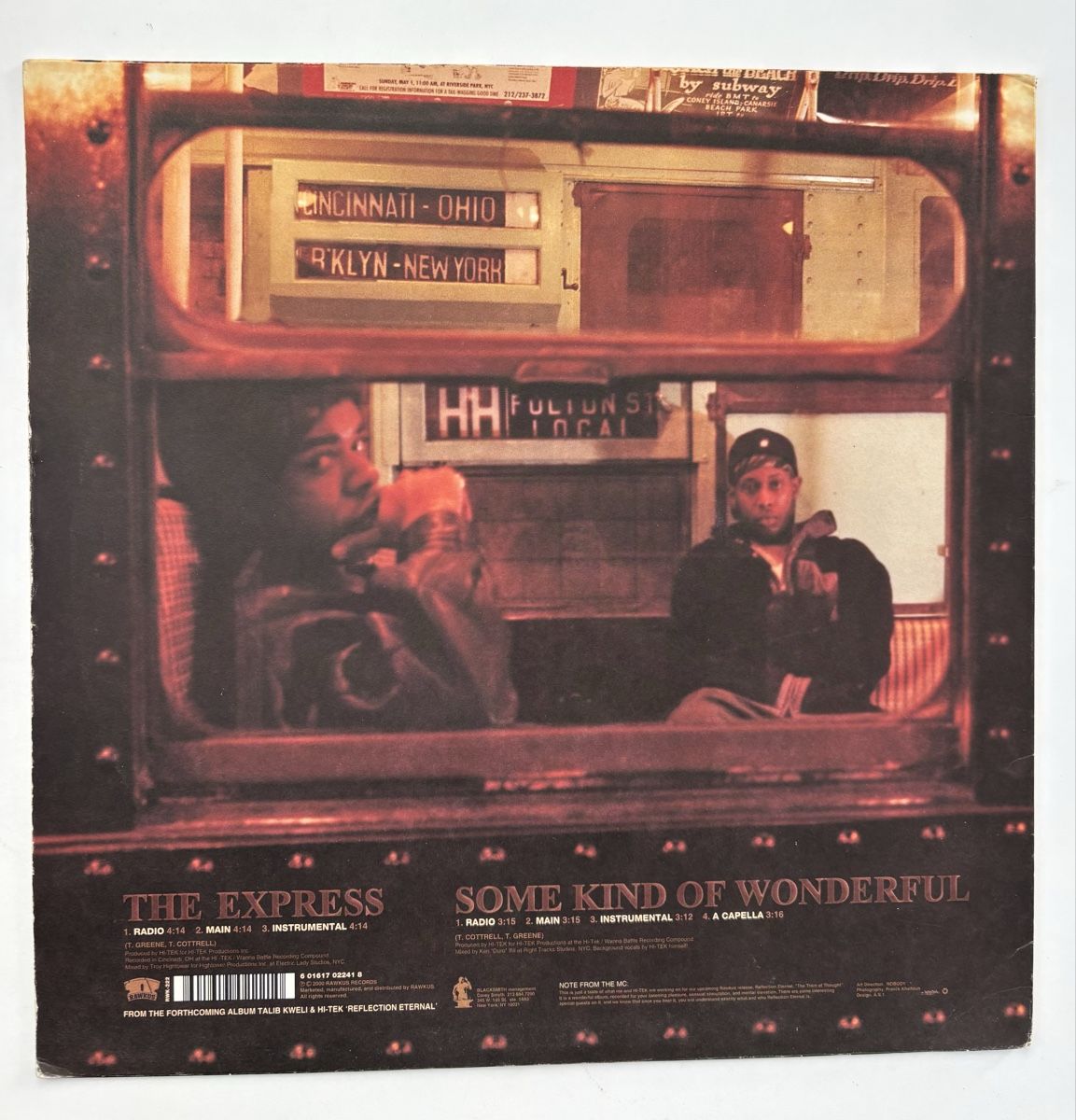 Schallplatten: Talib Kweli & Hi-Tek - The Express 12" VG+/VG+ – Gebraucht aus Neuchâtel von Deivid2 3