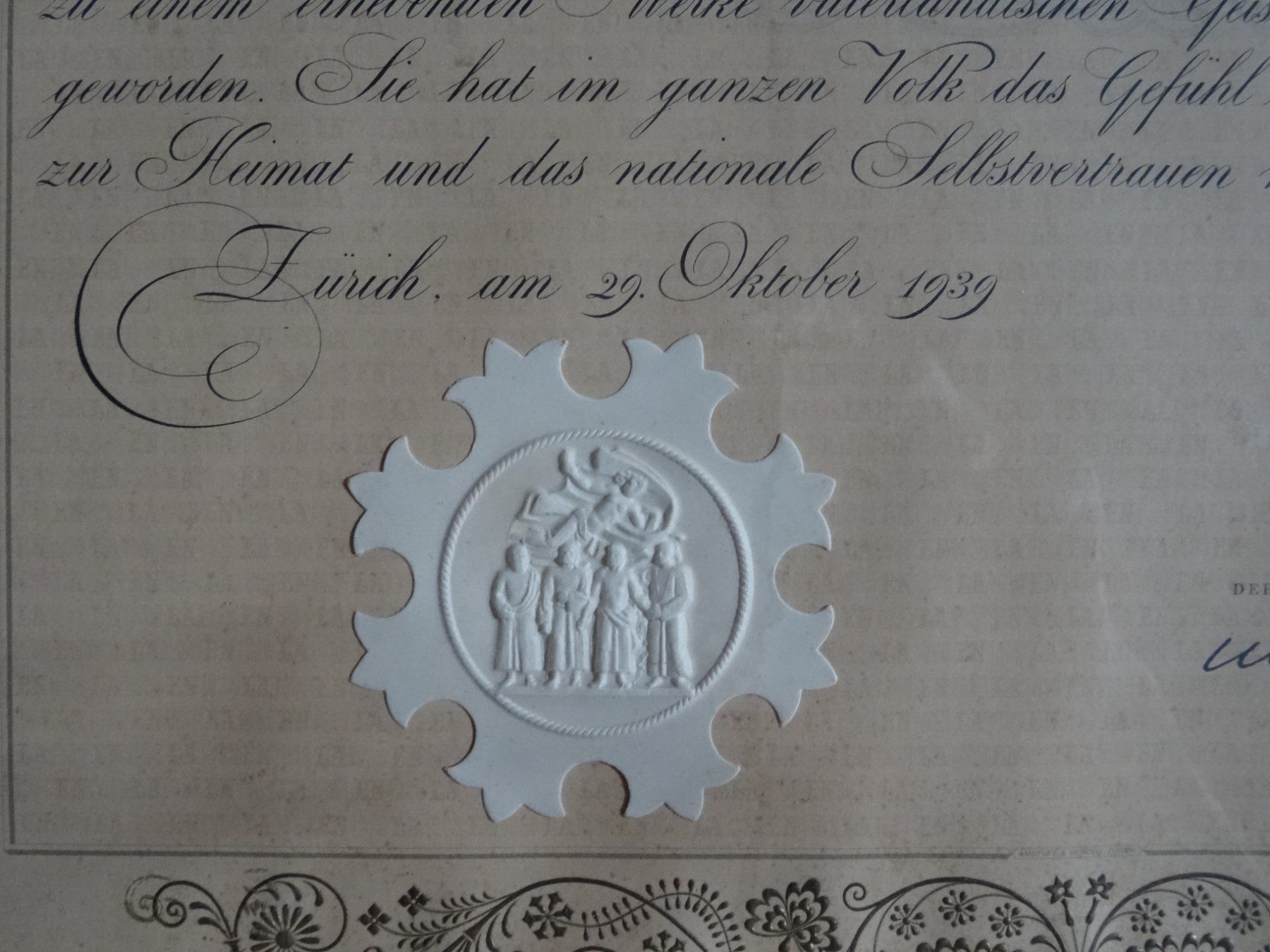 Documenti: Schweizer Zeitdokument der Landi 1939 – Usato da Lupfig venduto da Hubi64 5