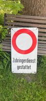 Verkehrsschild FAHRVERBOT Emailliert 