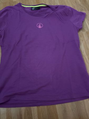 Damen T-Shirt lila Grösse LMotiv Aufdruck guter Zustand