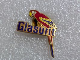 Ansteckpin 245: Glasurit Papagei