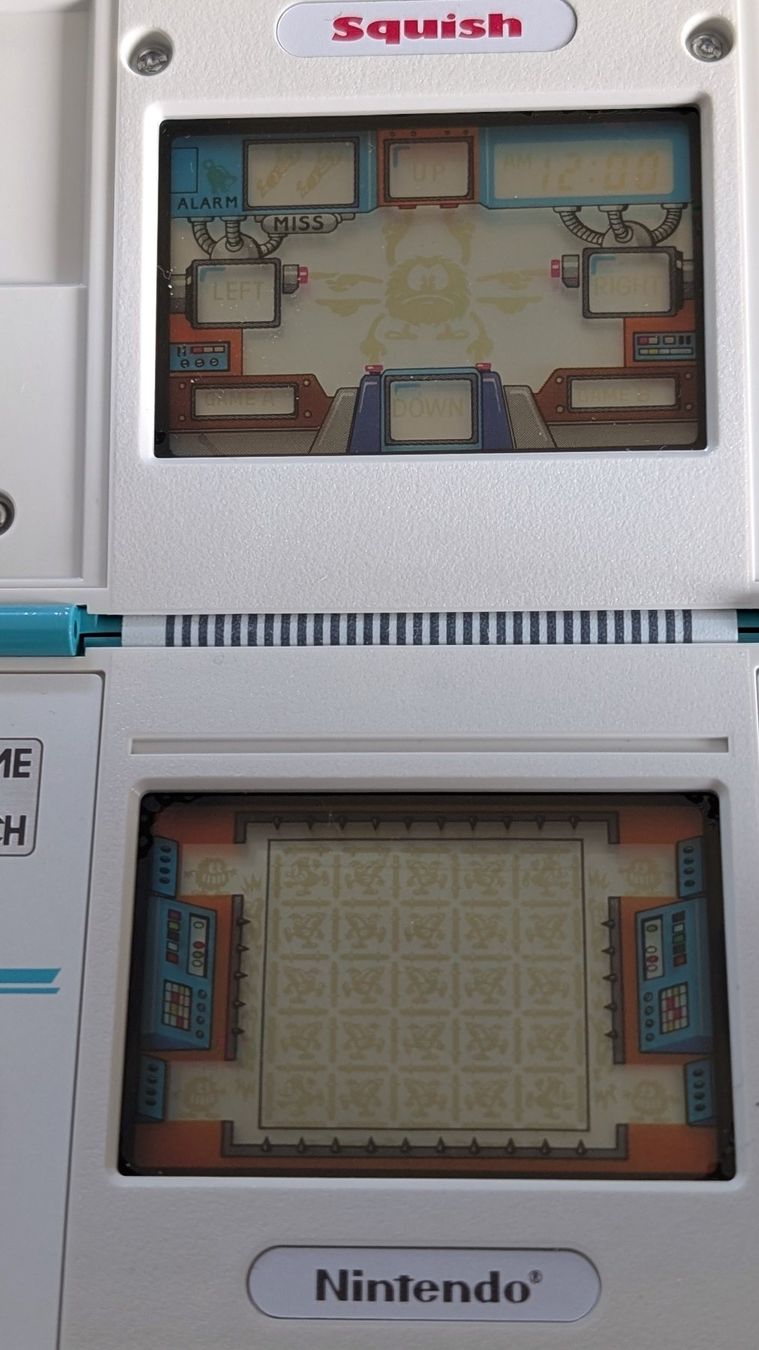 game&watch Konsolen: SQUISH - NINTENDO GAME & WATCH – Gebraucht aus Spiegel b. Bern von Natix 8