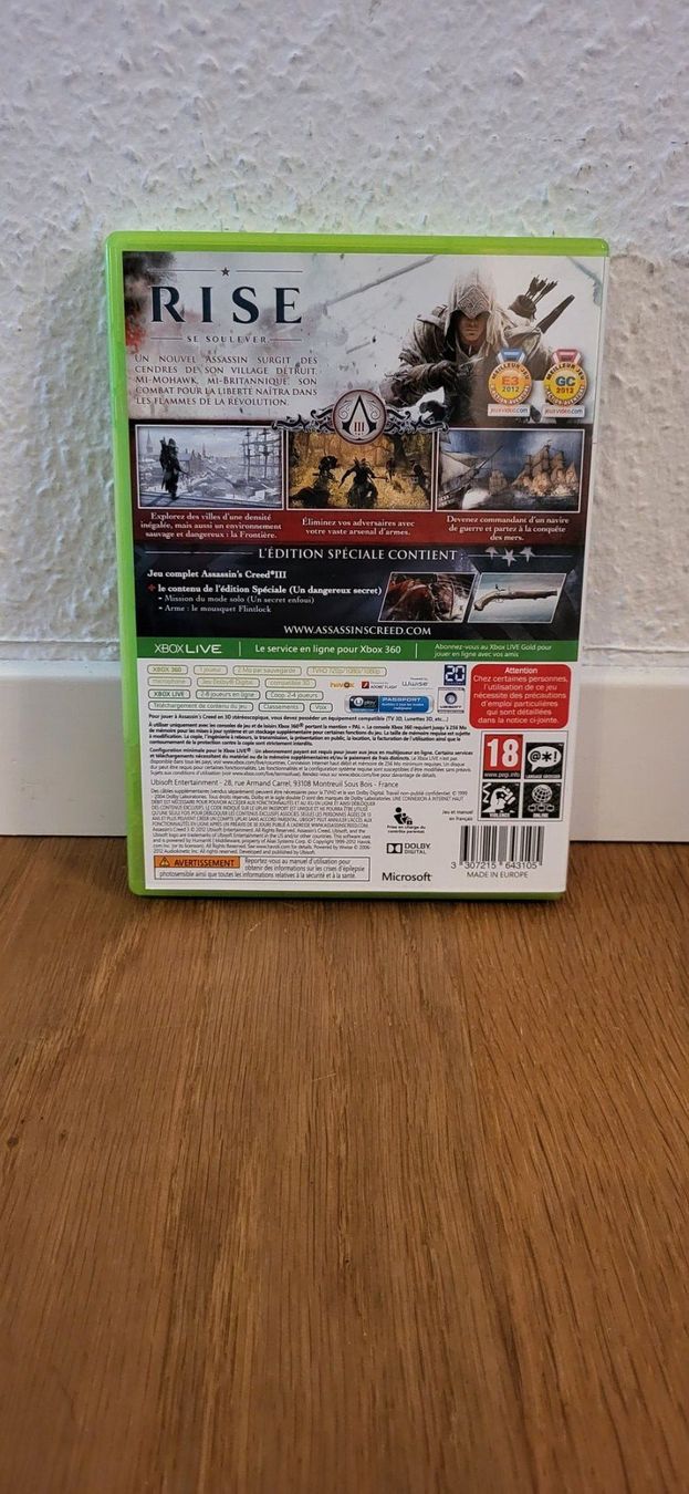 Microsoft Spiele: Xbox 360 - Assassins Creed 3 – Gebraucht aus Münsingen von Heroism2010 1