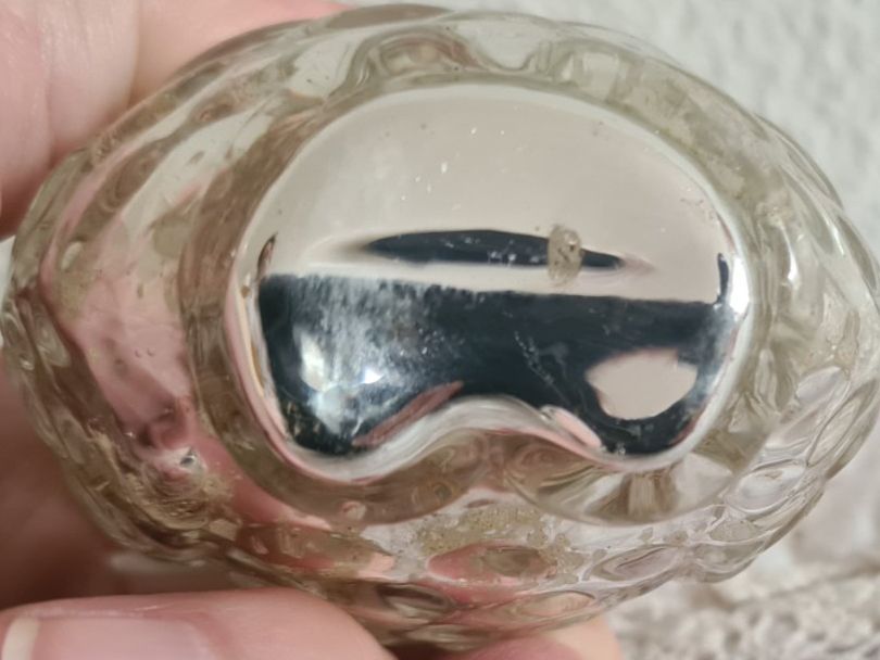 Tutte le decorazioni: Antiker Glasanhänger Eule 9 cm, Bauernsilber – Usato da Winterthur venduto da bibummi 8