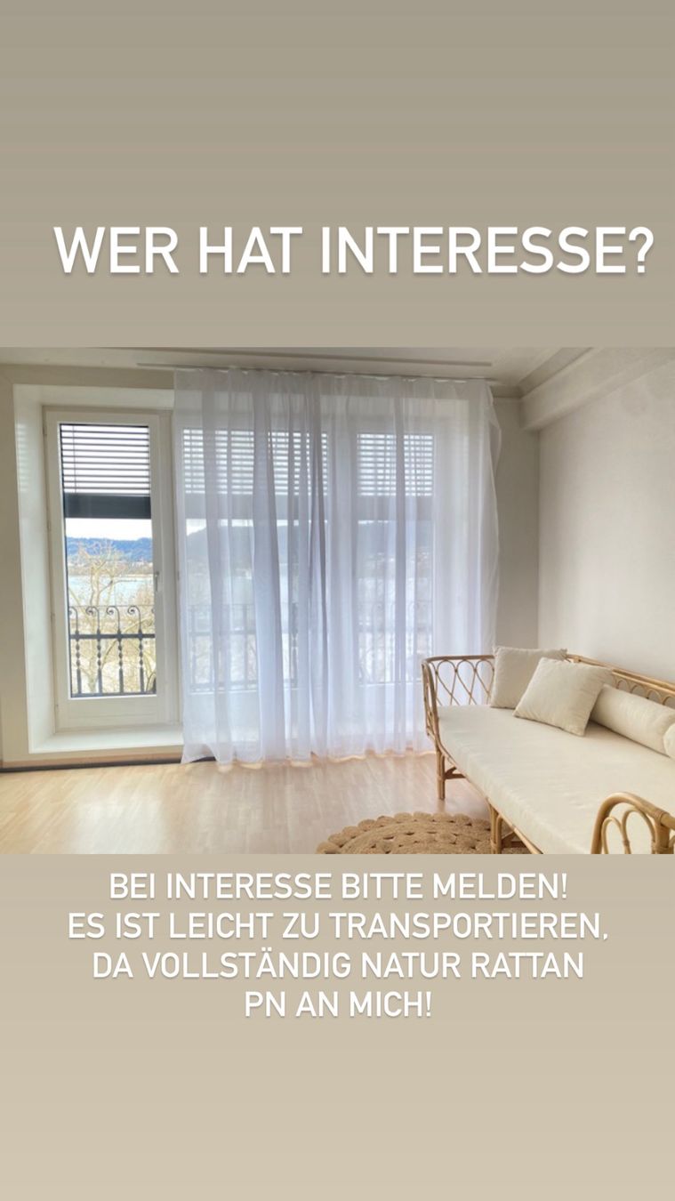 Sofas: Rattan Sofa kaum gebraucht – Gebraucht aus  von  1