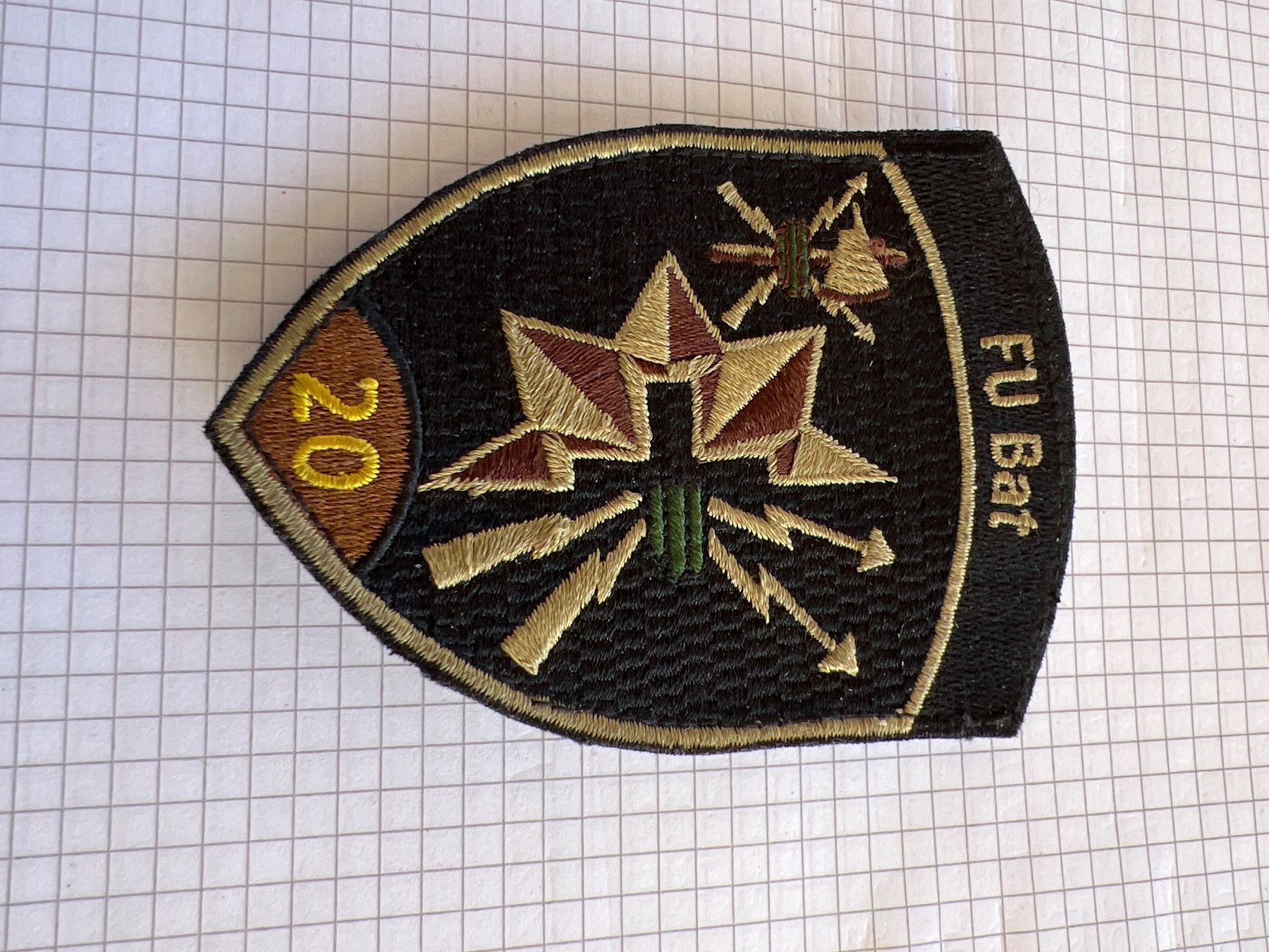 Schweizer Armee Placchette & Badge: Badge FU Bat 20 – Usato da Thun venduto da IBT1