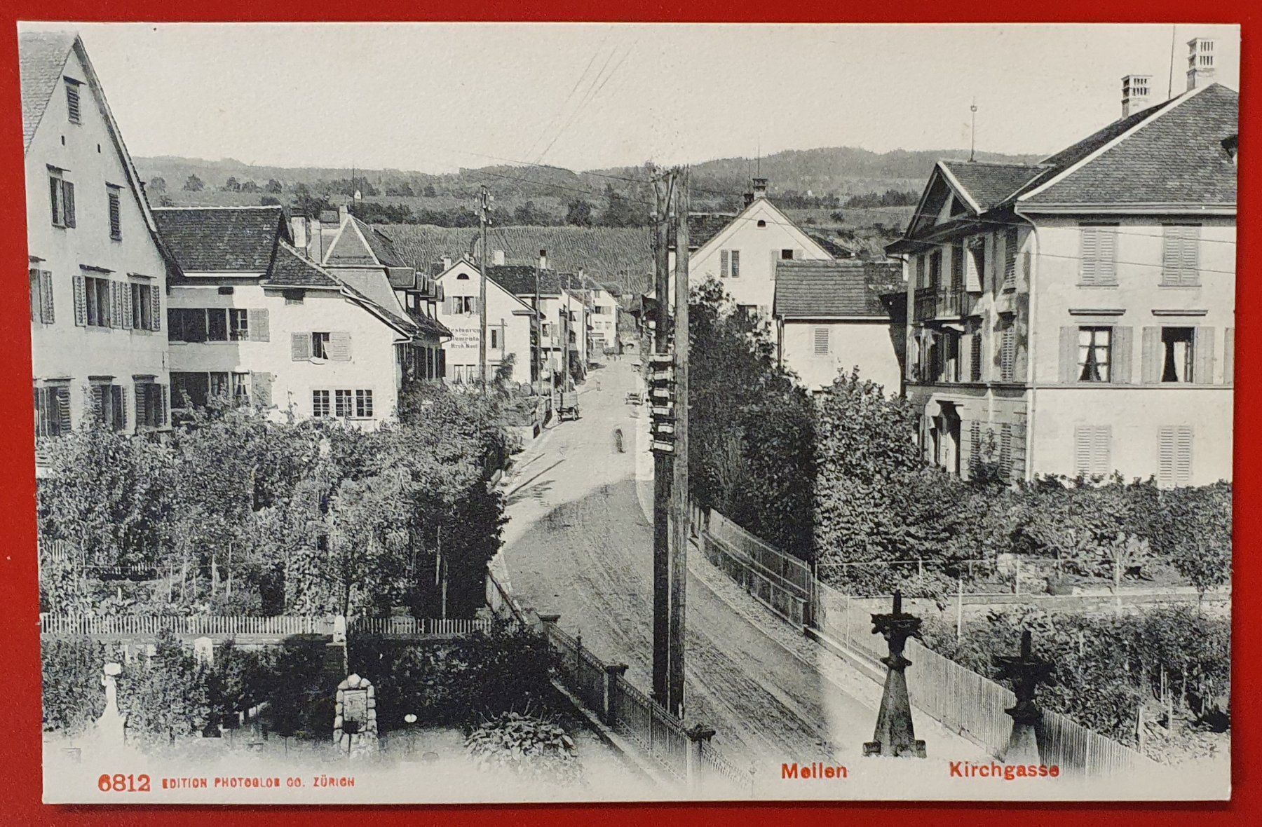 Cartoline postali: Meilen - Kirchgasse – Usato da Kreuzlingen venduto da Rschweiz1