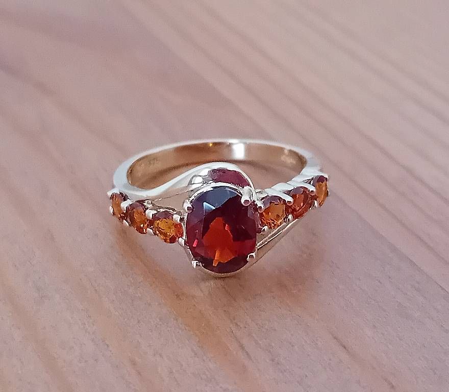 Anelli: Ring GG 375 mit Madeira Citrin – Usato da Stans venduto da wer_fd5f