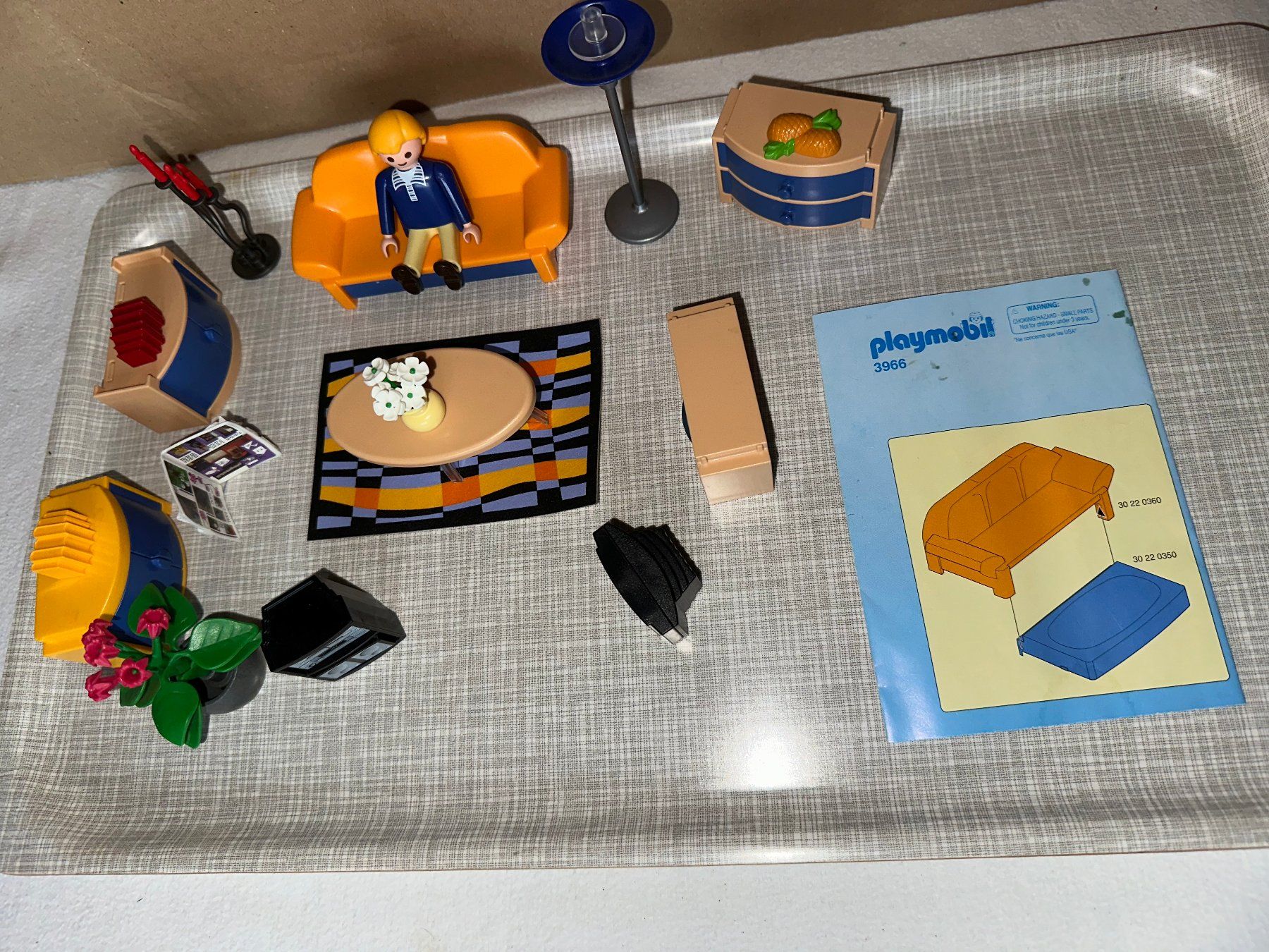 Playmobil Spielzeuge: Salon Playmobil année 2000 avec notice – Gebraucht aus Ste-Croix von BuffetSC 2