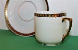 Vintage Porzellan Mokka Set
