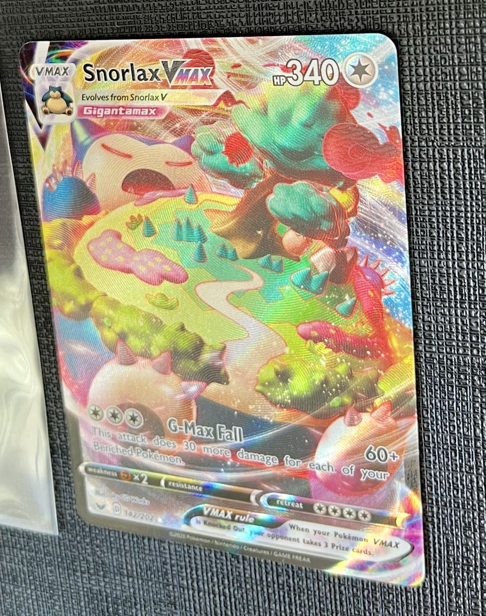 Pokémon Carte collezionabili: Snorlax VMAX (142/202) EN, Mint – Nuovo (secondo la descrizione) da Abtwil SG venduto da Doemiyoo 2