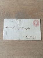 Briefumschlag mit Stempel "Drei Kreuzer" 