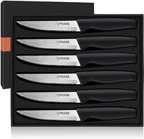 Steakmesser 6er Set 12,5cm Edelstahl Ultra scharfe