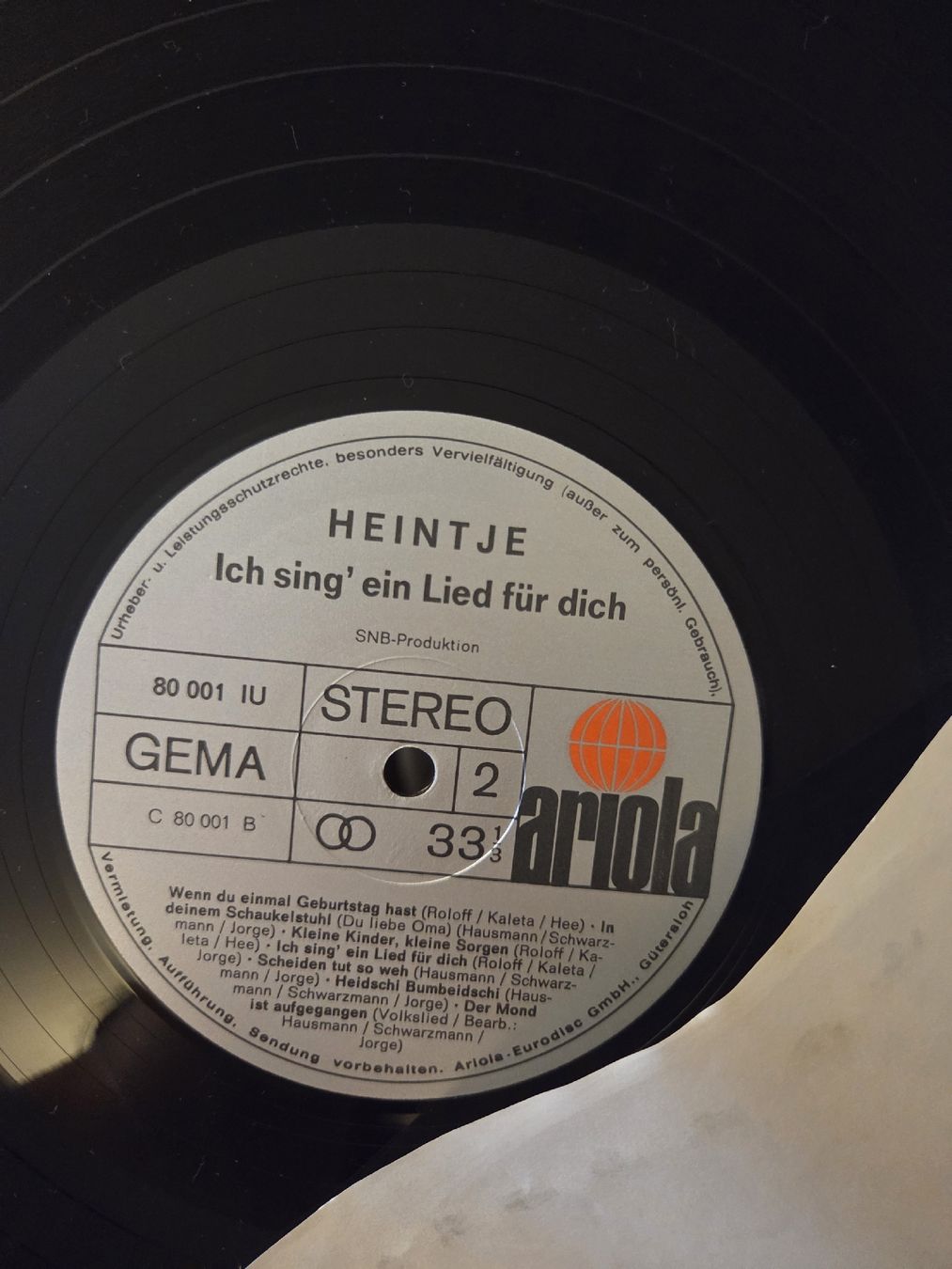 Dischi in vinile: Heintje - Ich sing ein Lied für dich – Usato da Jegenstorf venduto da AloeVera19 3