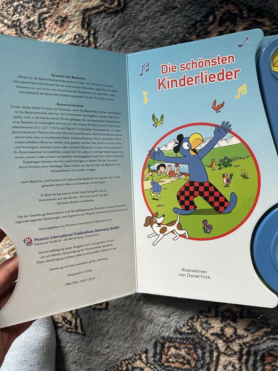 Libri: DIE schönsten Kinderlieder Globi – Usato da Uster venduto da bek_v2ct 1
