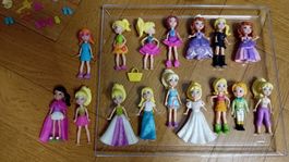 Lot de 16 poupées Polly Pocket + accessoires