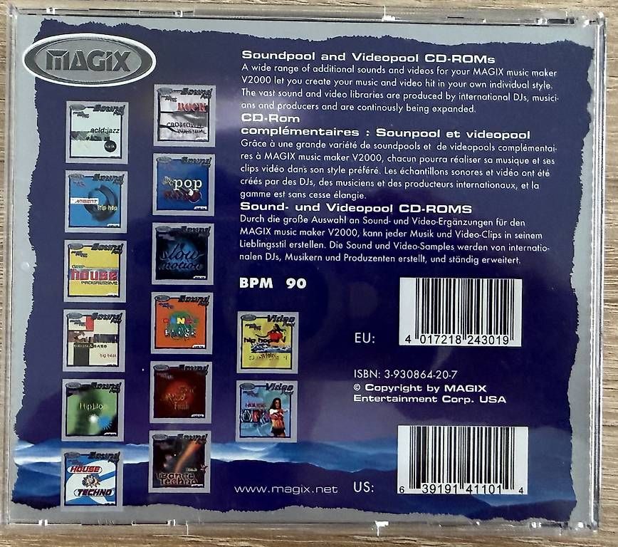 CD: Magix - Soundpool - HipHop Vol. 1 – Usato da Zofingen venduto da Kolega01 2