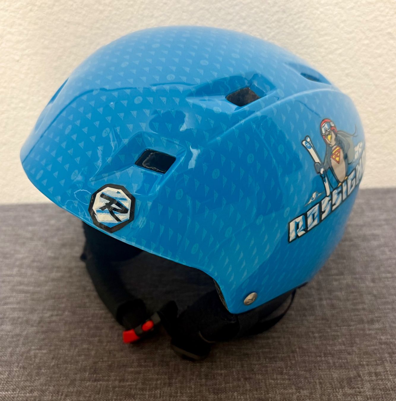 Rossignol Caschi: Skihelm Rossignol Comp J Pinguin Blue – Usato da Contone venduto da Chaos76 2