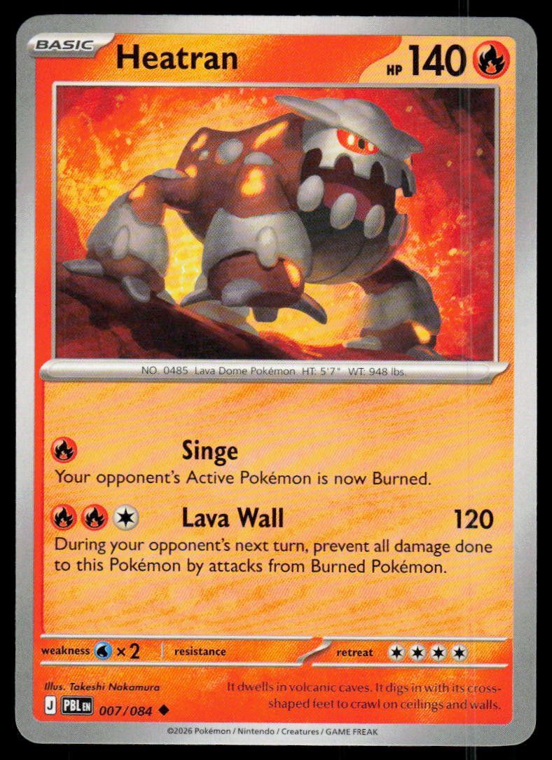 Pokémon Sammelbilder & Trading cards: Pokemon Heatran 007/084 – Gebraucht aus Herisau von Pokemon2025