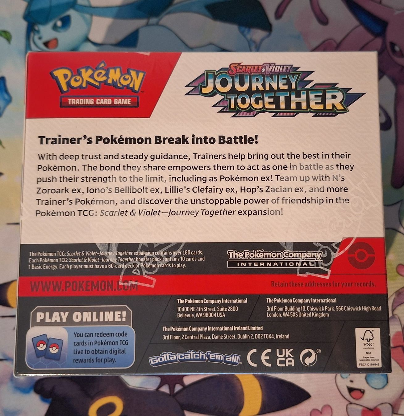 Pokémon Carte collezionabili: Pokemon Journey Together Booster Display EN – Nuovo e nell'imballaggio originale da Naters venduto da poketrade11 2