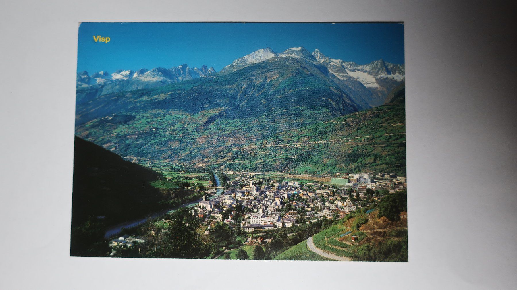 Ansichtskarten: Visp 1984 – Gebraucht aus Cormoret von Pascalll2001 5