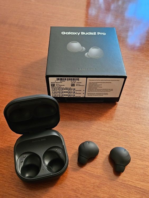 Samsung Kopfhörer: ** Samsung GALAXY BUDS2 PRO schwarz BT Ohrhörer neuwertig ** – Gebraucht aus St. Margrethen SG von Relsi53 5