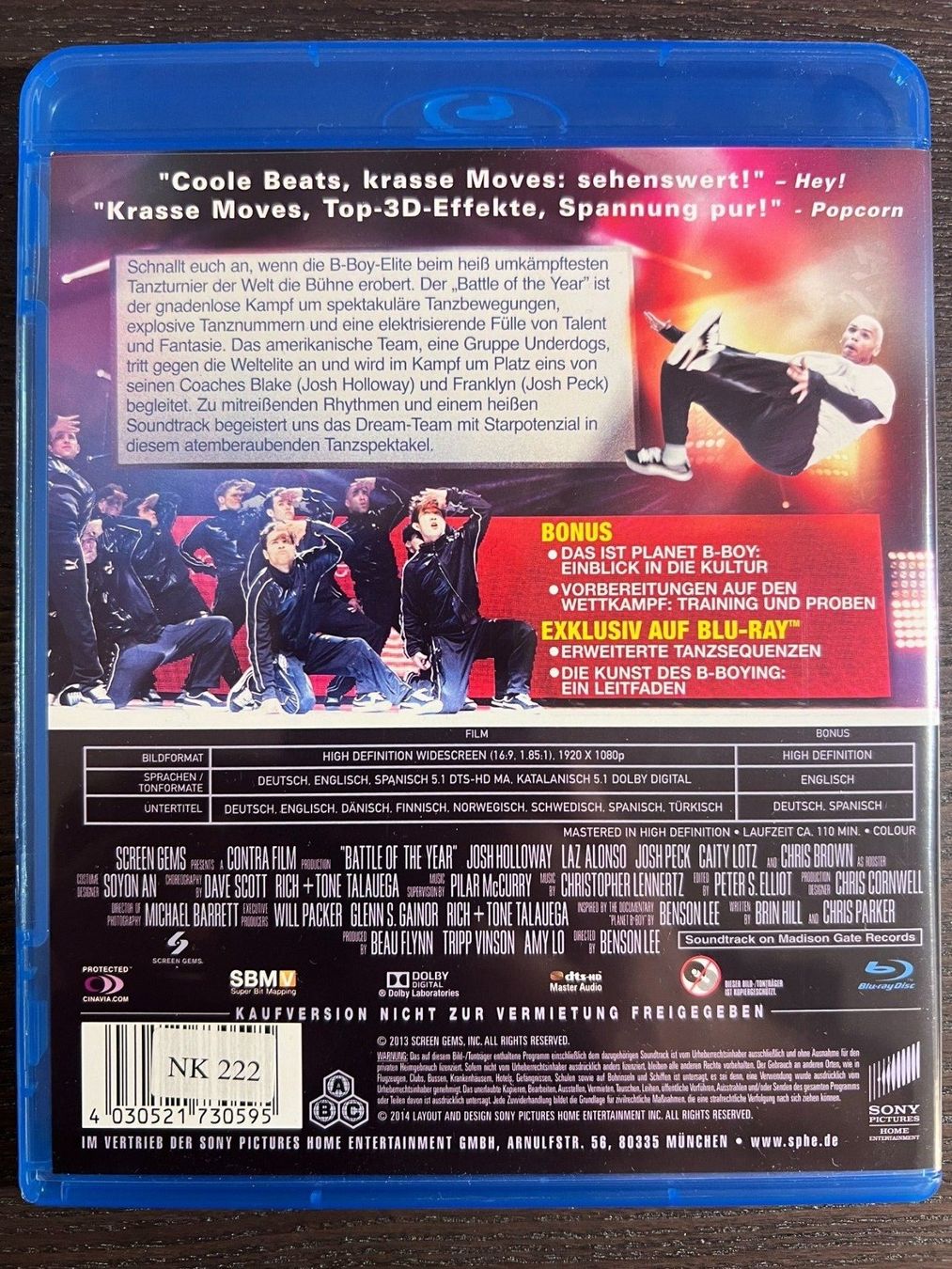 Tutti i DVDs: Battle of the Year – Usato da Zürich venduto da Blu-ray_ZH 1