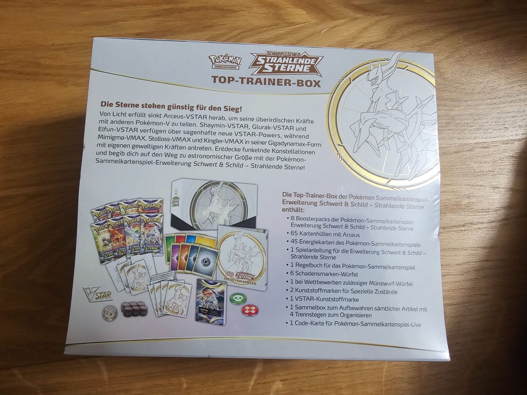 Pokémon Carte collezionabili: Pokemon Top Trainer Box Strahlende Sterne – Nuovo e nell'imballaggio originale da Lufingen venduto da Argannon 1