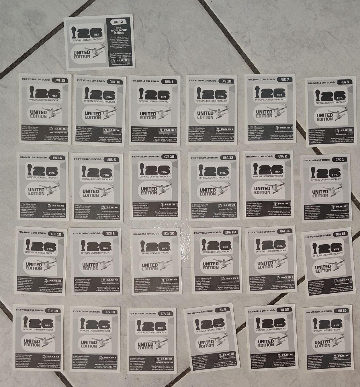 Panini Sammelbilder & Trading cards: Panini Sticker WM 2026 – Neu (gemäss Beschreibung) aus Claro von dedessinho