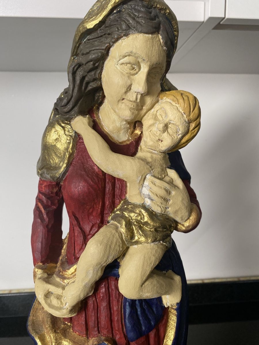 Figuren: Maria mit Kind Holz – Gebraucht aus Freienstein von Roemi21 1