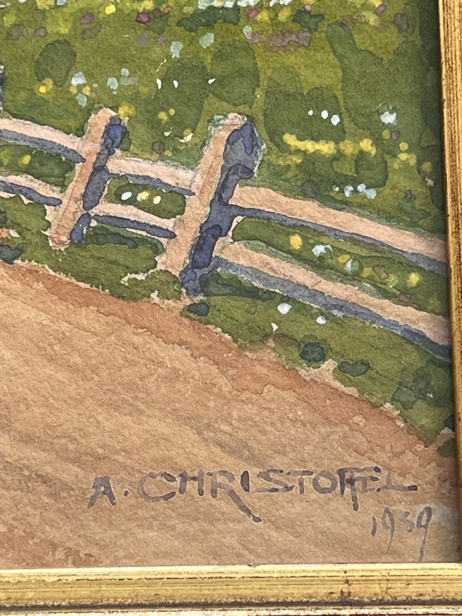 Dipinti: Anton Christoffel Scanfs Engadin Aquarell 1939 – Usato da Adliswil venduto da buch_und_kunst 4
