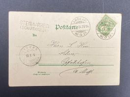Gruss aus Wagenhausen  -  Jahr 1904