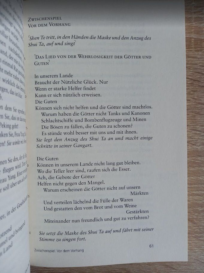 Bücher: Der gute Mensch von Sezuan - Bertolt Brecht – Gebraucht aus Buttisholz von valiuga 3