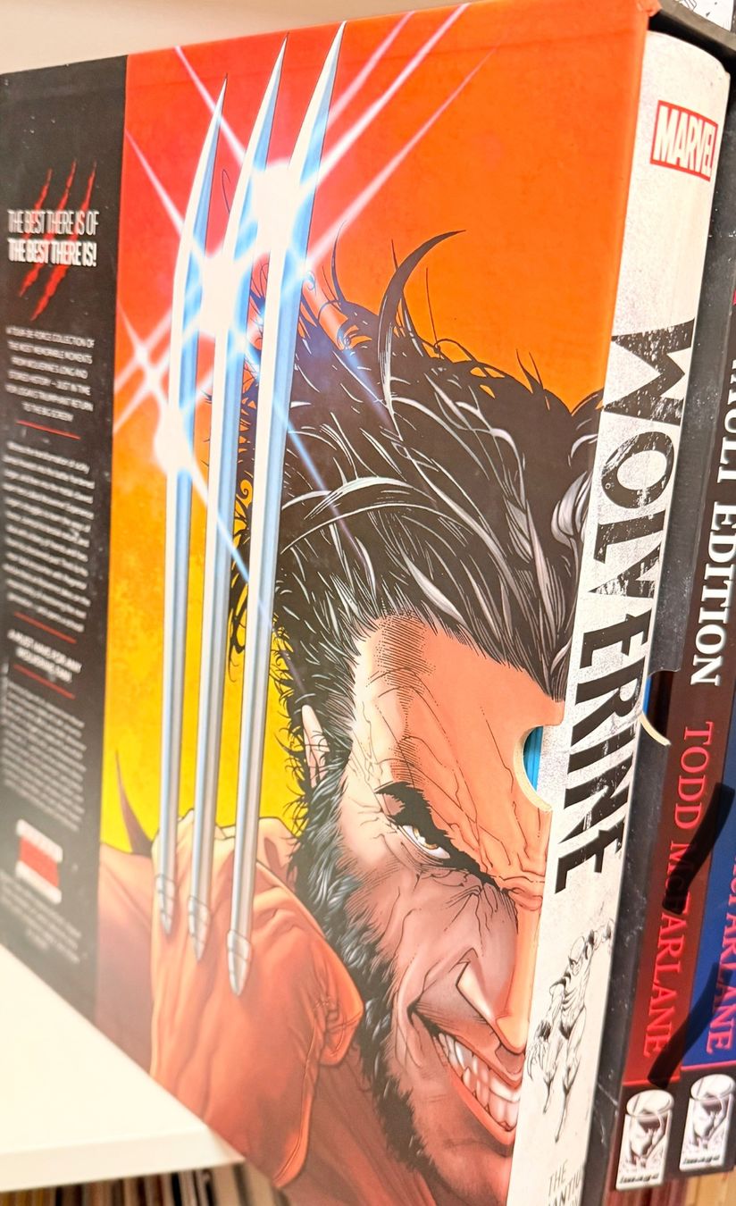 Fumetti: Ca. 43cm hohes, engl. Wolverine Marvel Comic Library,  rar – Nuovo e nell'imballaggio originale da Zuerich venduto da SonderArt-Wertgut