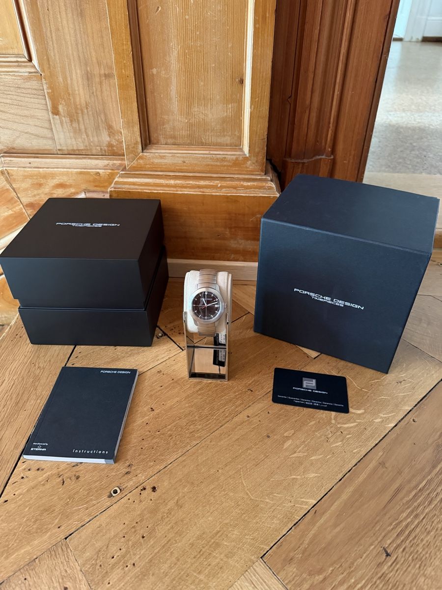 Porsche Orologi: Porsche Design Armbanduhr NEU – Nuovo e nell'imballaggio originale da Schaffhausen venduto da oscarstahelag