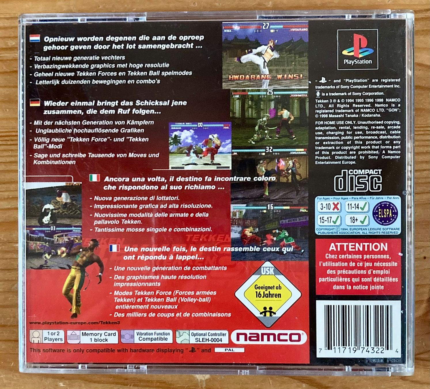 Sony Jeux: Tekken 3 (Leerhülle) - PS1 – D'occasion à Zürich par Djmotionch 5