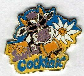 Placchette & Badge: Kuh Swiss Cocktail Käse – Usato da Hinterkappelen venduto da Schampus