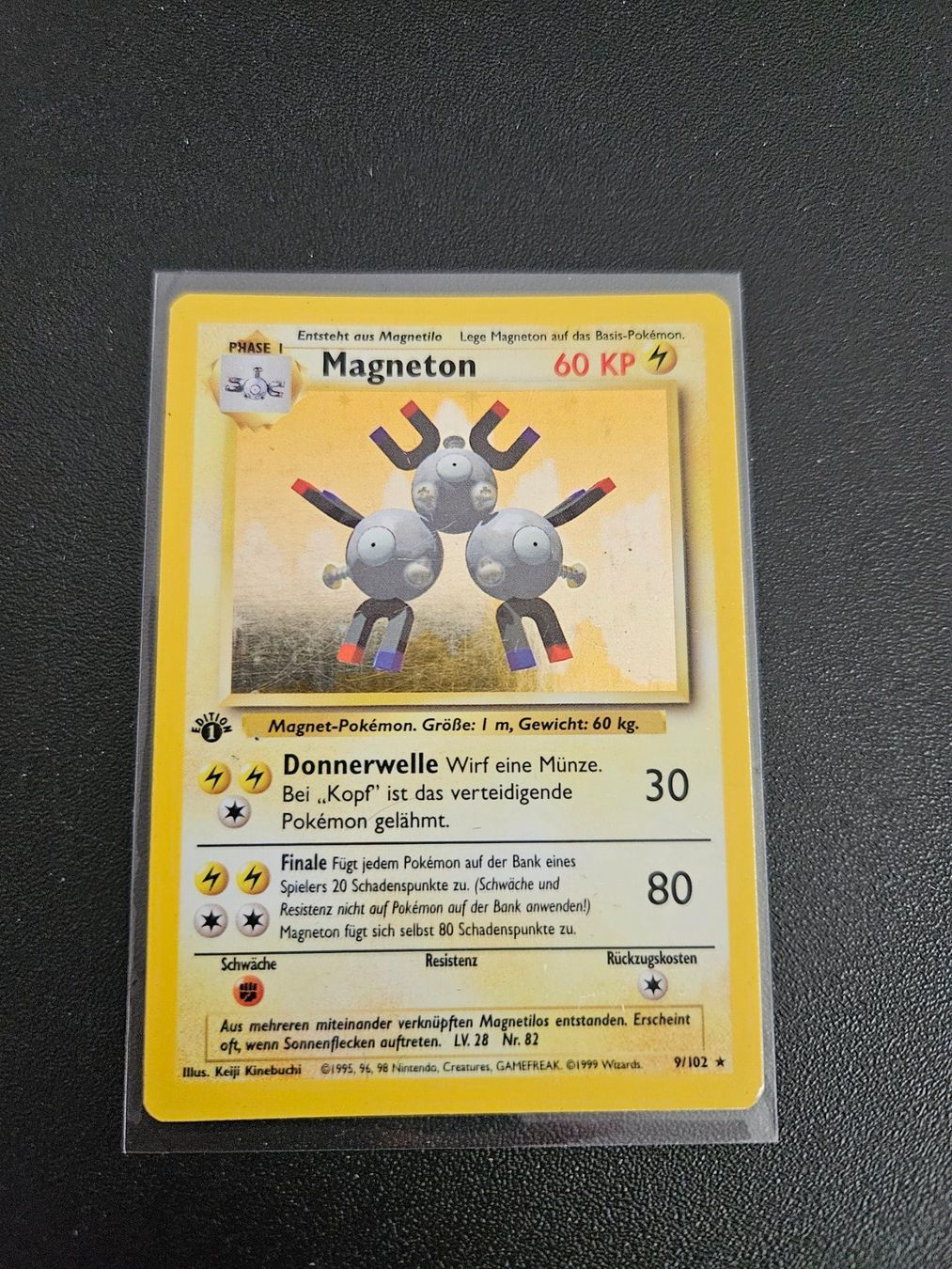Pokémon Carte collezionabili: Pokemon Magneton Base Set Holo 1st Edition – Usato da Baar venduto da phi_6xdh