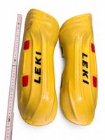 Leki Schienbeinschoner gelb gebraucht 40 cm Länge