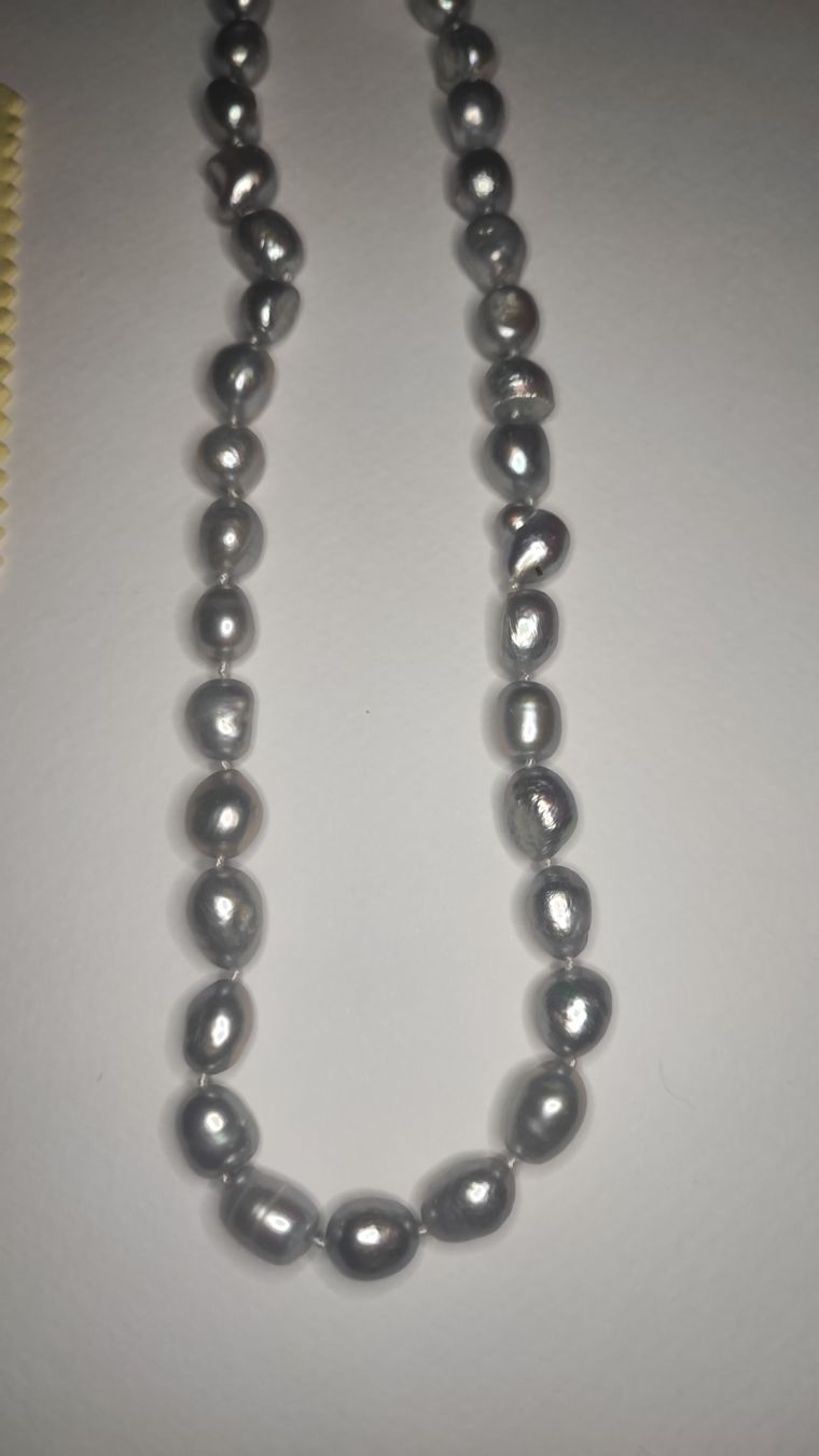 Catenine: * Schmuckauktion* Elegante Perlenkette, Silber, Geschenkidee – Nuovo e nell'imballaggio originale da Gstaad venduto da Kunst1996 2