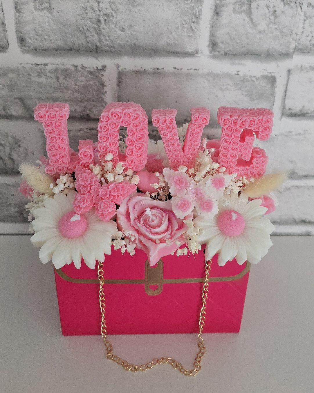 Kerzen: Romantisches Blumenstrauss aus kerze "LOVE" – Neu und originalverpackt aus Luzern von Kethi_kris1705 2